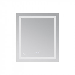 Дзеркало Lidz Kubis 700х800 з LED-підсвічуванням Touch, з антизапотіванням, з димером, рег. яскравості LD78LF9047080