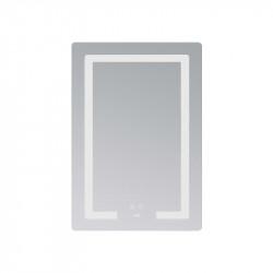 Дзеркало Lidz Kubis (KU2) 600х800 з LED-підсвічуванням Touch, з антизапотіванням, з димером, рег. яскравості LD78LF937608048449