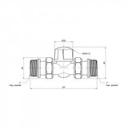 Зонний вентиль Icma 1"х2 №300 Зонний вентиль Icma 1"х2 №300