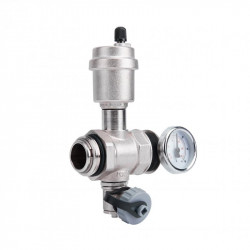 Зливна група Icma 1" з відводом повітря і термометром №205 Зливна група Icma 1" з відводом повітря і термометром №205