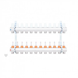 Колектор Icma 1" 12 виходів, з витратомірами №K013 Колектор Icma 1" 12 виходів, з витратомірами №K013