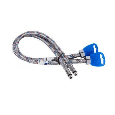 Гнучка підводка для води Thermo Alliance Standart М10 50 см (пара) SD396W50 Гнучка підводка для води Thermo Alliance Standart М10 50 см (пара) SD396W50