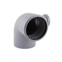 Коліно каналізаційне з відводом TA Sewage 110х110х50, 90° Коліно каналізаційне з відводом TA Sewage 110х110х50, 90°