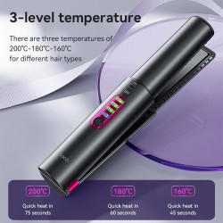 Портативна плойка для укладання волосся HOCO Protect portable hair straightener DAR33