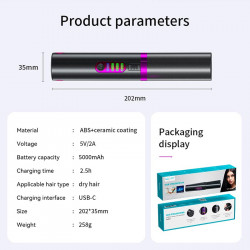 Портативна плойка для укладання волосся HOCO Protect portable hair straightener DAR33