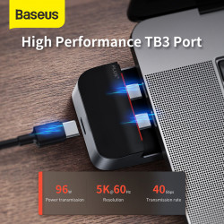 Hub адаптер Baseus Armor Age Type-C Bracket Multifunctional |3USB*3.0, Type-C, 4KHDMI, AUX, RG45|