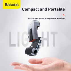 Hub адаптер Baseus Armor Age Type-C Bracket Multifunctional |3USB*3.0, Type-C, 4KHDMI, AUX, RG45|