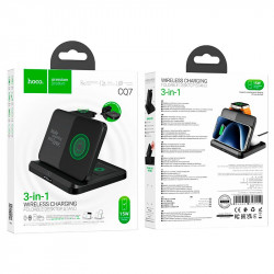 Зарядка Qi Pass folding 3-in-1 wireless fast charger CQ7 (iWatch + SAM) |15W|