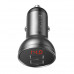 Адаптер автомобільний BASEUS Digital Display Dual USB |2USB, 4.8A, 24W| (CCBX-0S)