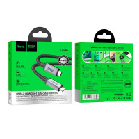 Кабель Hoco Type-c to Type-C USB3. 2 20GBPS 100W HD high speed data cable US06 (2M)