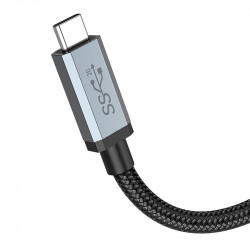 Кабель Hoco Type-c to Type-C USB3. 2 20GBPS 100W HD high speed data cable US06 (2M)