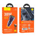 Адаптер автомобільний Hoco Micro USB cable Spacious Car charger set Z52 |1USB/1Type-C, 38W/3A, PD/QC|