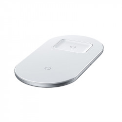 Зарядка QI BASEUS Simple 2in1 Wireless Charger 18w Max For Phones + Pods (WXJK-01)