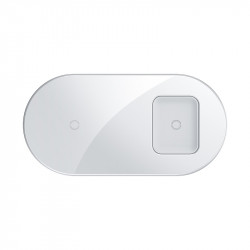 Зарядка QI BASEUS Simple 2in1 Wireless Charger 18w Max For Phones + Pods (WXJK-01)