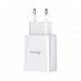 Адаптер мережевий BASEUS Speed Mini Dual U Charger |2USB, 2A, 10.5W| (CCFS-R02)