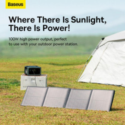 Портативна сонячна панель Baseus Energy Stack Solar Panel |100W, 18V, 5.5A, IP66|