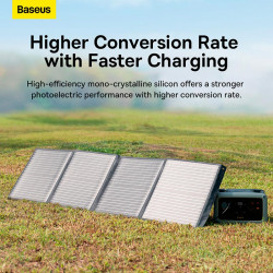 Портативна сонячна панель Baseus Energy Stack Solar Panel |100W, 18V, 5.5A, IP66|