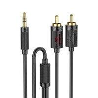 Кабель Hoco 3.5 double Lotus RCA audio cable UPA28 |1.5M|
