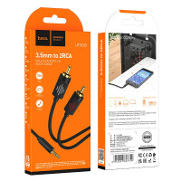 Кабель Hoco 3.5 double Lotus RCA audio cable UPA28 |1.5M|