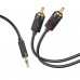 Кабель Hoco 3.5 double Lotus RCA audio cable UPA28 |1.5M|