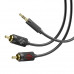 Кабель Hoco 3.5 double Lotus RCA audio cable UPA28 |1.5M|