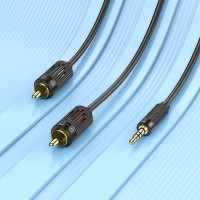 Кабель Hoco 3.5 double Lotus RCA audio cable UPA28 |1.5M|