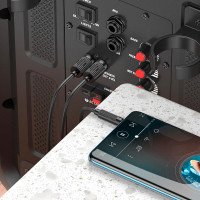 Кабель Hoco 3.5 double Lotus RCA audio cable UPA28 |1.5M|