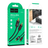 Кабель HOCO dual RCA red and white double Lotus audio cable UPA29 |1.5M|