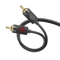 Кабель HOCO dual RCA red and white double Lotus audio cable UPA29 |1.5M|