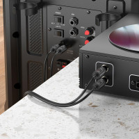 Кабель HOCO dual RCA red and white double Lotus audio cable UPA29 |1.5M|