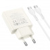 Адаптер мережевий HOCO Type-C to Type-C cable Biscuit single port charger N44 |Type-C, QC/PD, 30W/3A|
