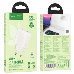 Адаптер мережевий HOCO Biscuit charger N45 |1USB/1Type-C, QC/PD, 30W/3A|