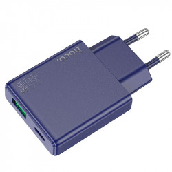 Адаптер мережевий HOCO Biscuit charger N45 |1USB/1Type-C, QC/PD, 30W/3A|