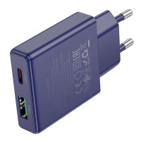 Адаптер мережевий HOCO Biscuit charger N45 |1USB/1Type-C, QC/PD, 30W/3A|