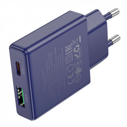 Адаптер мережевий HOCO Biscuit charger N45 |1USB/1Type-C, QC/PD, 30W/3A|