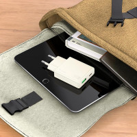 Адаптер мережевий Hoco Type-C to Lightning cable Biscuit charger N45 |1USB/1Type-C, QC/PD, 30W/3A|