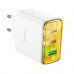 Адаптер мережевий Hoco Smart charger CS44A |2Type-C/1USB, QC/PD, 65W/3A|