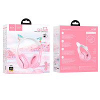 Навушники Hoco Cat ears BT headphones W42 |BT5.3, AUX/TF, 10h|