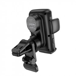 Тримач HOCO 2 in 1 Air outlet / Dashboard Smart alignment wireless charging Car holder S35 |5-15W Max|