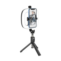 Тримач з кільцевим освітленням HOCO Showfull fill light live broadcast holder Lv03 Plus |BT4.1, 0.95m, LED 9Level|