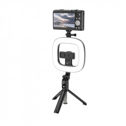 Тримач з кільцевим освітленням HOCO Showfull fill light live broadcast holder Lv03 Plus |BT4.1, 0.95m, LED 9Level|