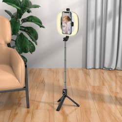 Тримач з кільцевим освітленням HOCO Showfull fill light live broadcast holder Lv03 Plus |BT4.1, 0.95m, LED 9Level|