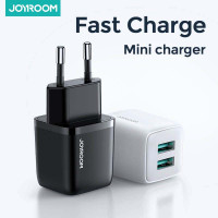 Адаптер мережевий JOYROOM Mini dual Port smart fast charge L-2A121 |2USB, 2.4A|