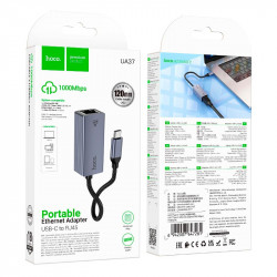 Адаптер Hoco Type-C ethernet adapter UA37 (1000 Mbps)