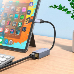 Адаптер Hoco Type-C ethernet adapter UA37 (1000 Mbps)