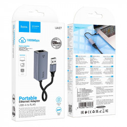 Адаптер HOCO USB ethernet adapter UA37 (1000 Mbps)