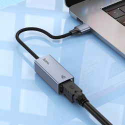 Адаптер HOCO USB ethernet adapter UA37 (1000 Mbps)