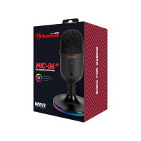Ігровий мікрофон RGB MARVO MIC-06 |USB, AUX|