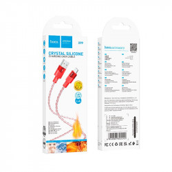 Кабель Hoco X99 Crystal junction Micro USB silicone charging data cable |1m, 2.4A|