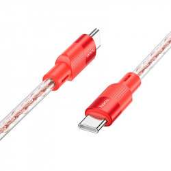Кабель Hoco X99 Crystal junction Type-C to Type-C silicone charging data cable |1m, 60W/3A|